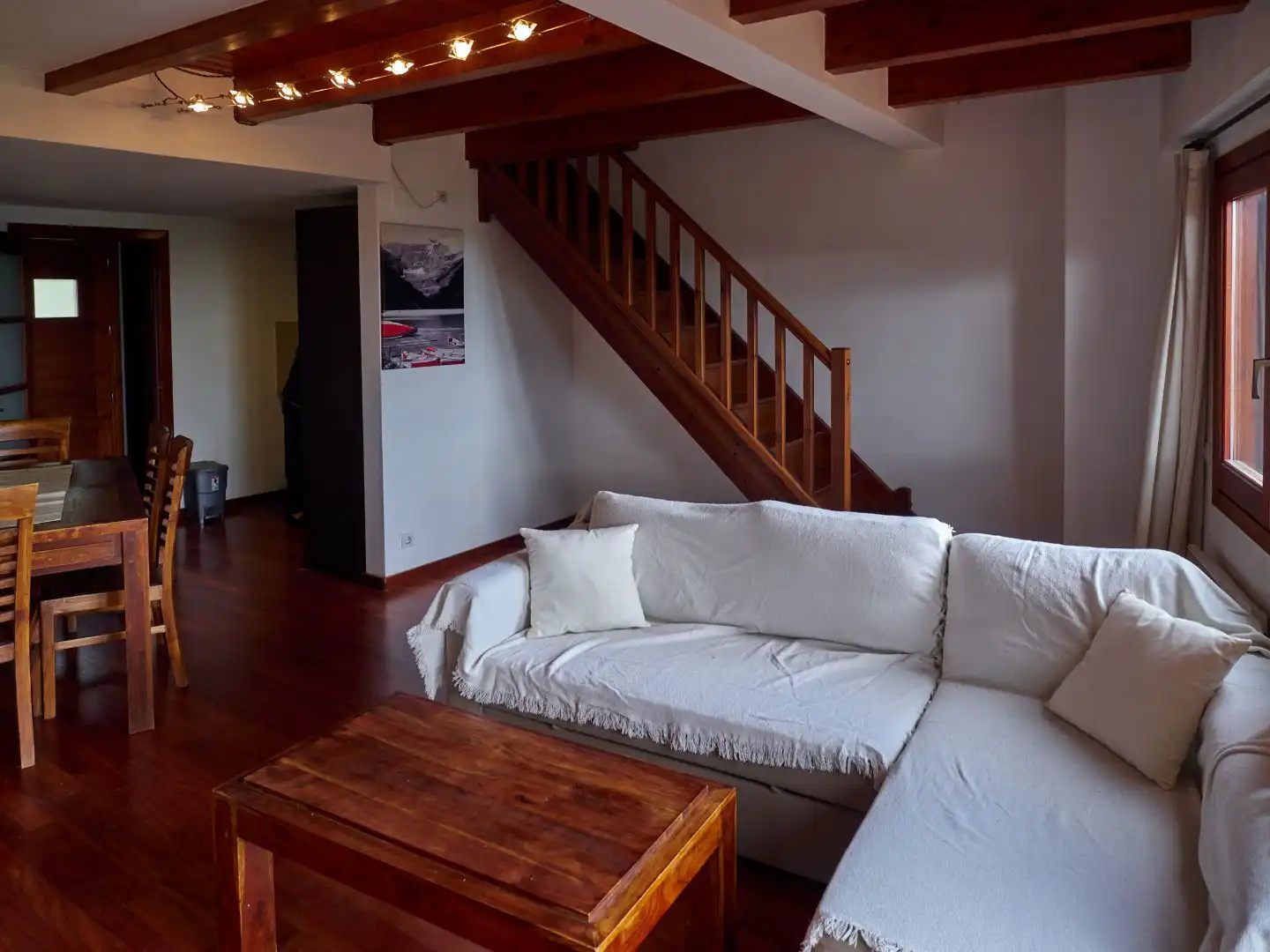 Sala de estar de Apartamento de alquiler en Vilallonga de Ter con Calefacción, Parquet y Trastero