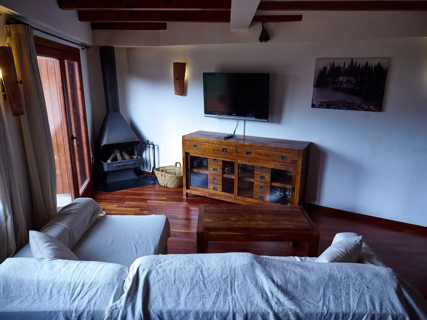 Sala de estar de Apartamento de alquiler en Vilallonga de Ter con Calefacción, Parquet y Trastero