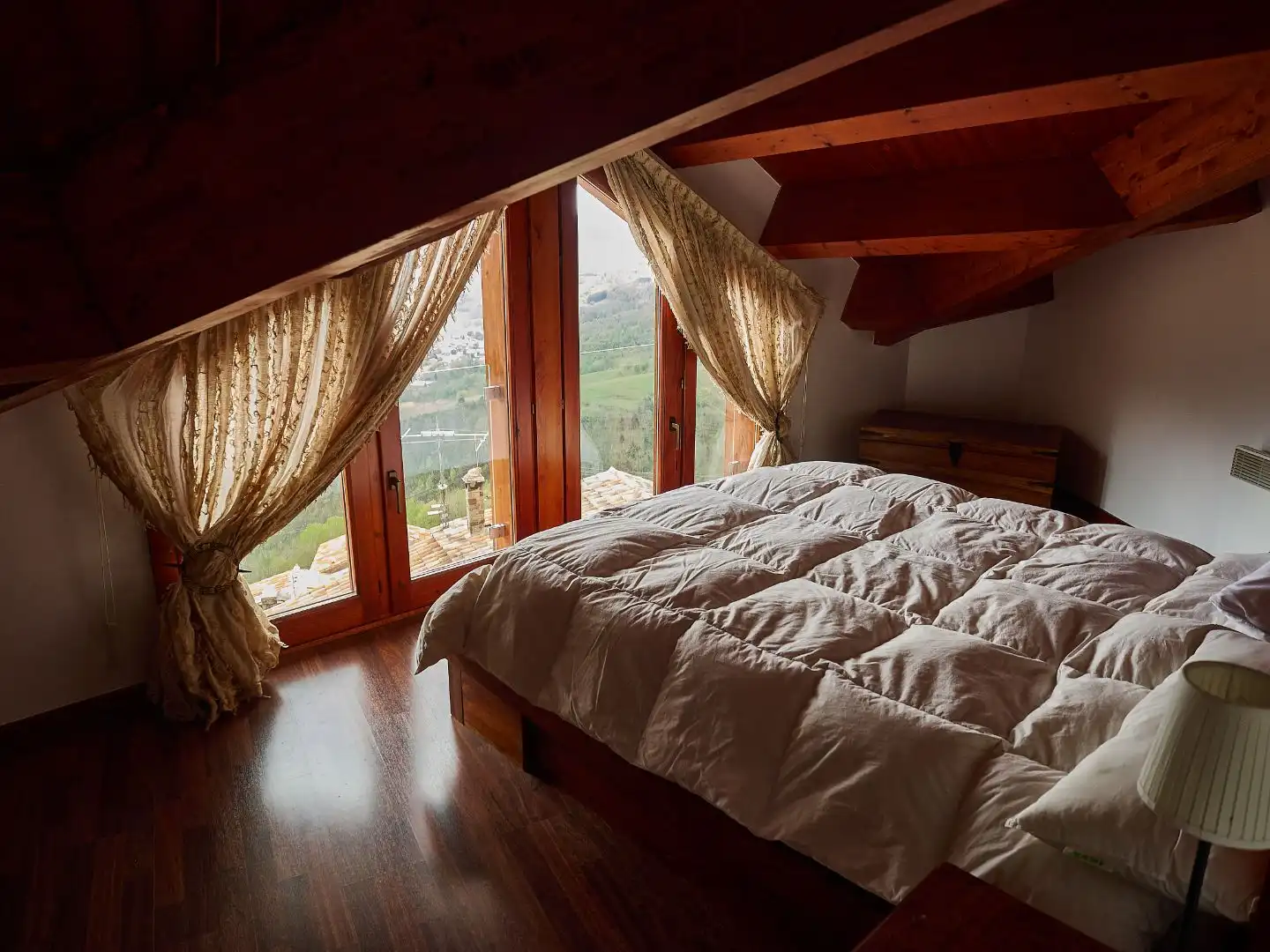 Habitación de Apartamento de alquiler en Vilallonga de Ter con Calefacción, Parquet y Trastero