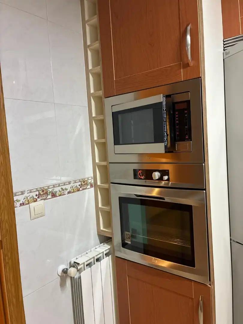 Küche von Wohnung zur Miete in Melide mit Heizung, Parkett und Abstellraum