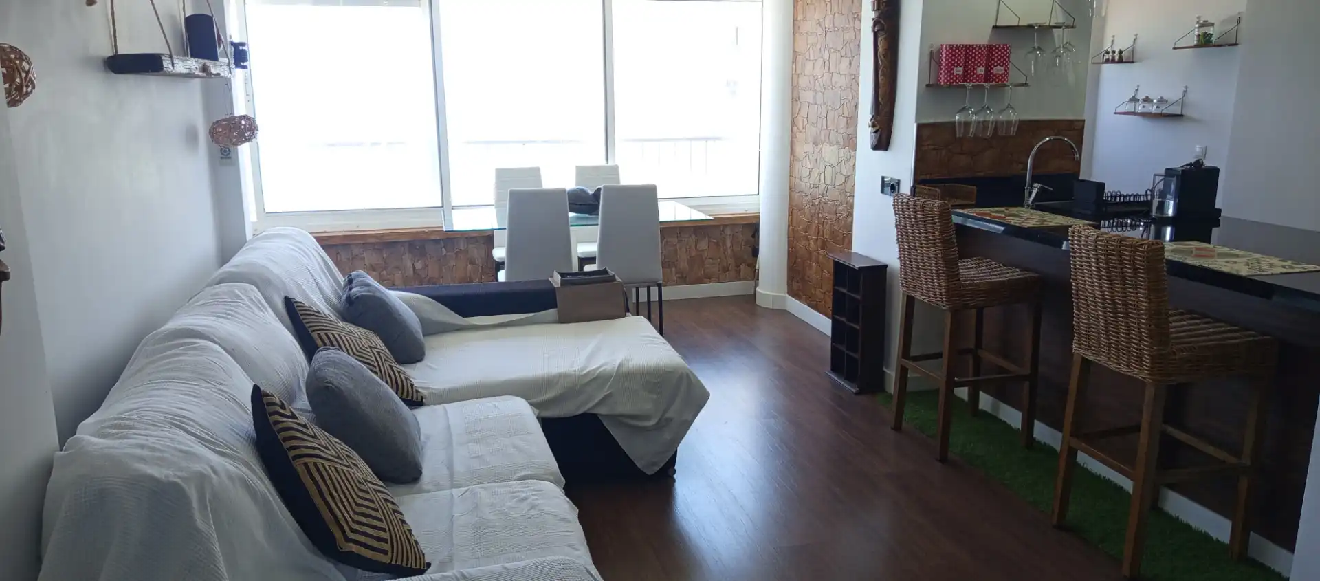 Flat for rent in Avinguda de la Costa Blanca, 114, Cabo de las Huertas Living room of Flat for rent in Alicante / Alacant
