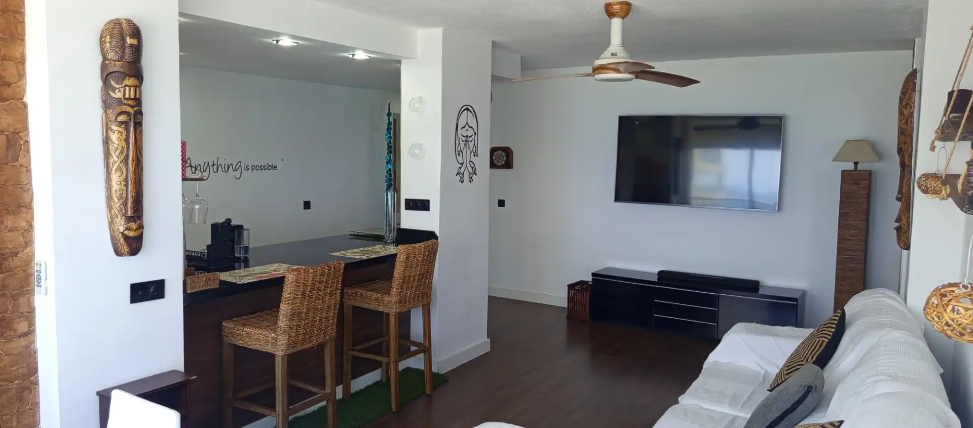 Flat for rent in Avinguda de la Costa Blanca, 114, Cabo de las Huertas Living room of Flat for rent in Alicante / Alacant