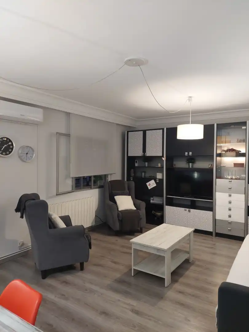 Sala de estar de Piso de alquiler en Madrid con Aire acondicionado, Calefacción y Parquet