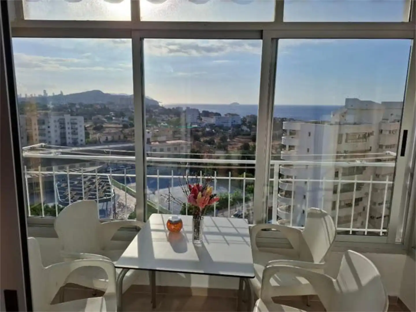 Piso de alquiler en Platja de Vila Joiosa Terraza de Piso de alquiler en Villajoyosa / La Vila Joiosa con Jardín privado, Terraza y Amueblado