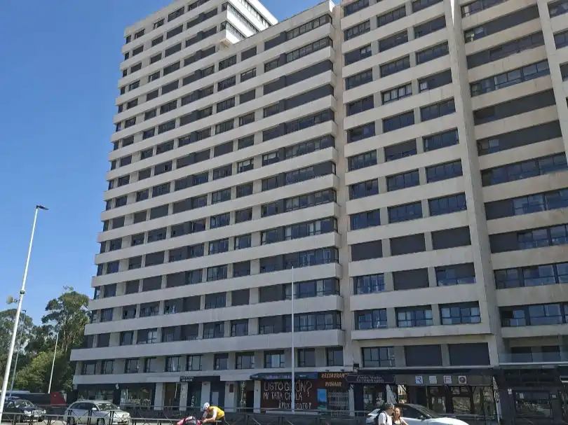 Vista exterior de Piso en venta en Gijón  con Calefacción, Parquet y Terraza