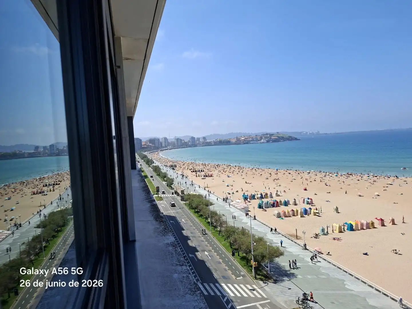 Vista exterior de Piso en venta en Gijón  con Calefacción, Parquet y Terraza