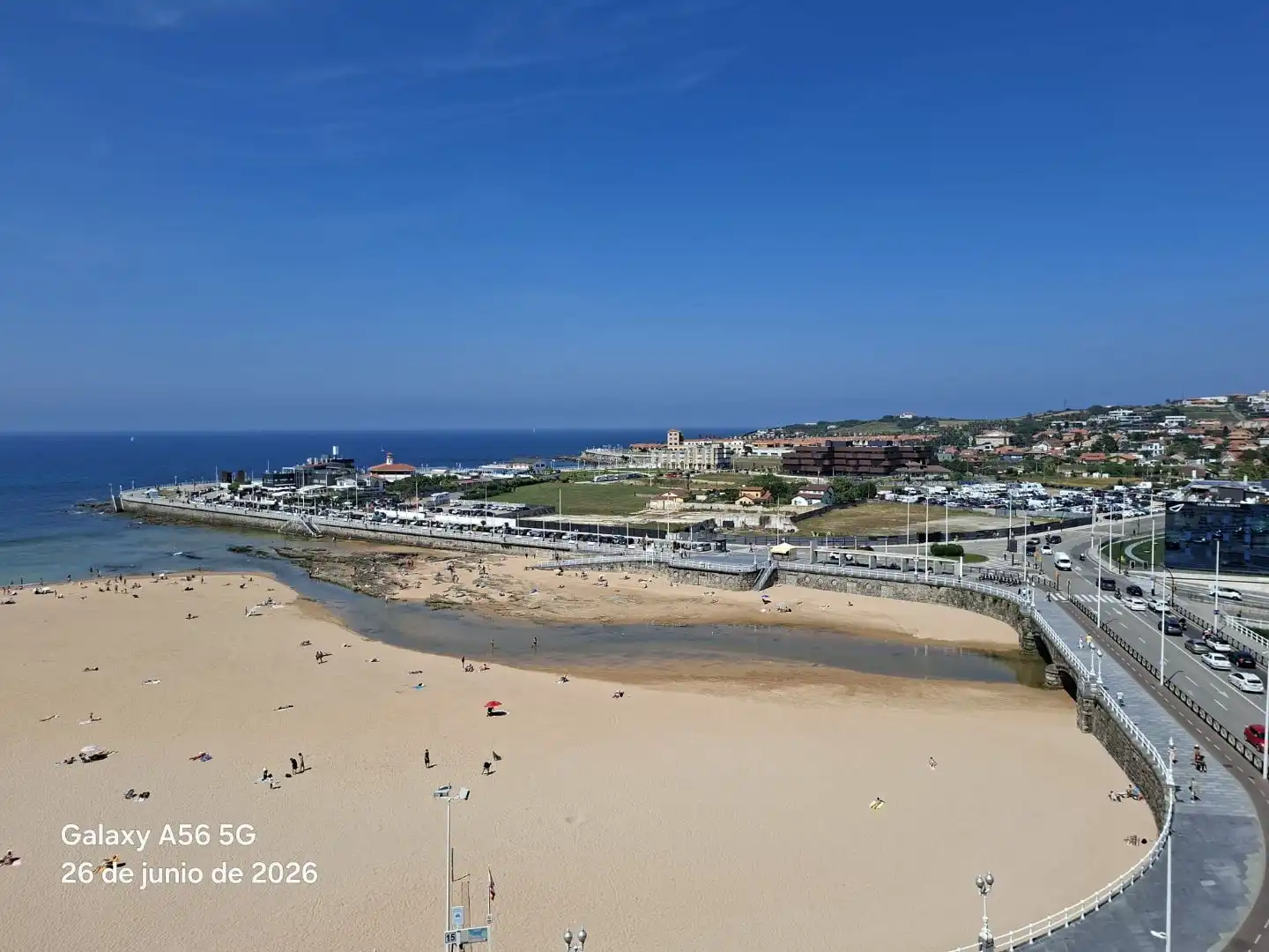 Vista exterior de Piso en venta en Gijón  con Calefacción, Parquet y Terraza