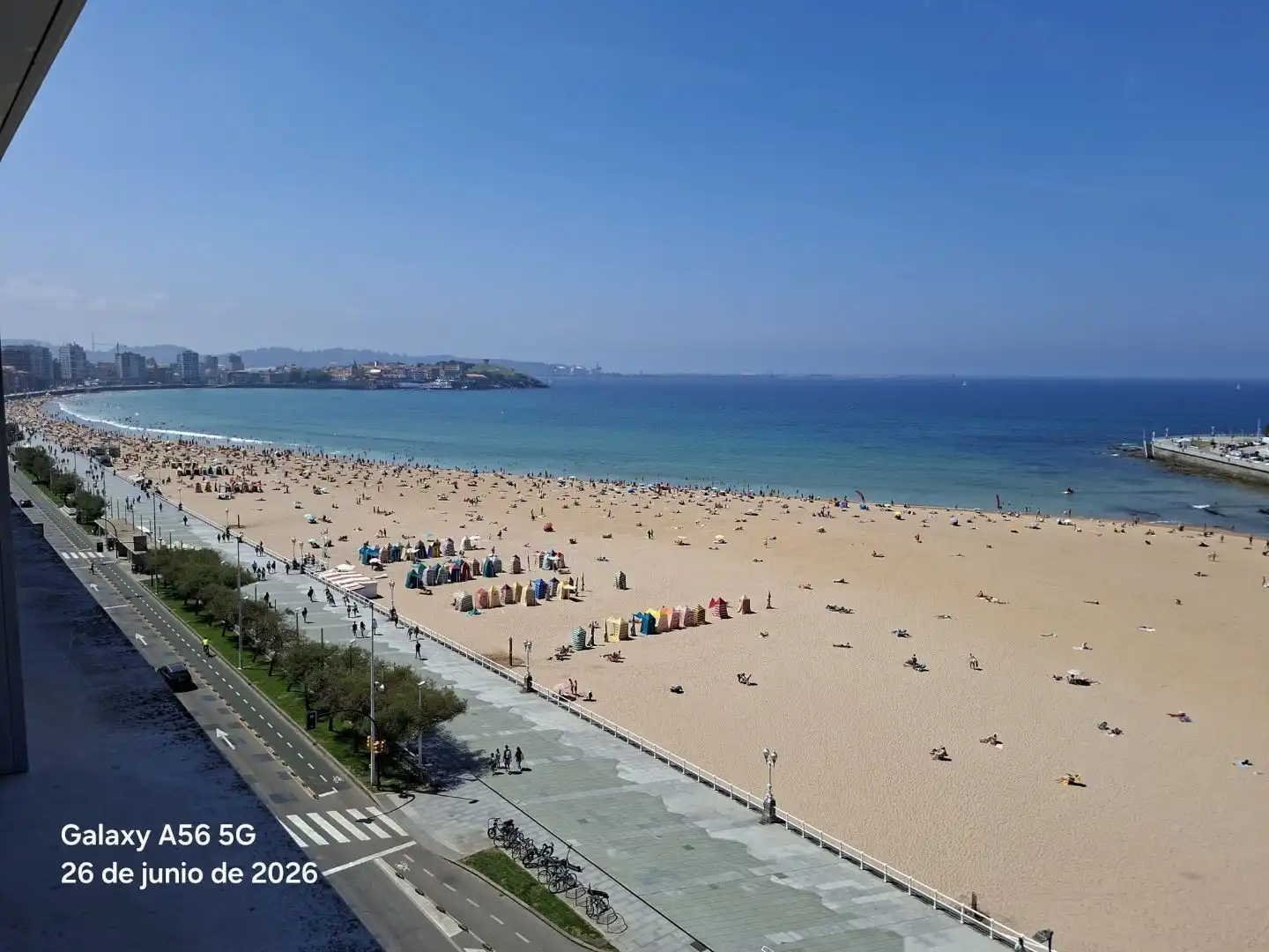 Vista exterior de Piso en venta en Gijón  con Calefacción, Parquet y Terraza