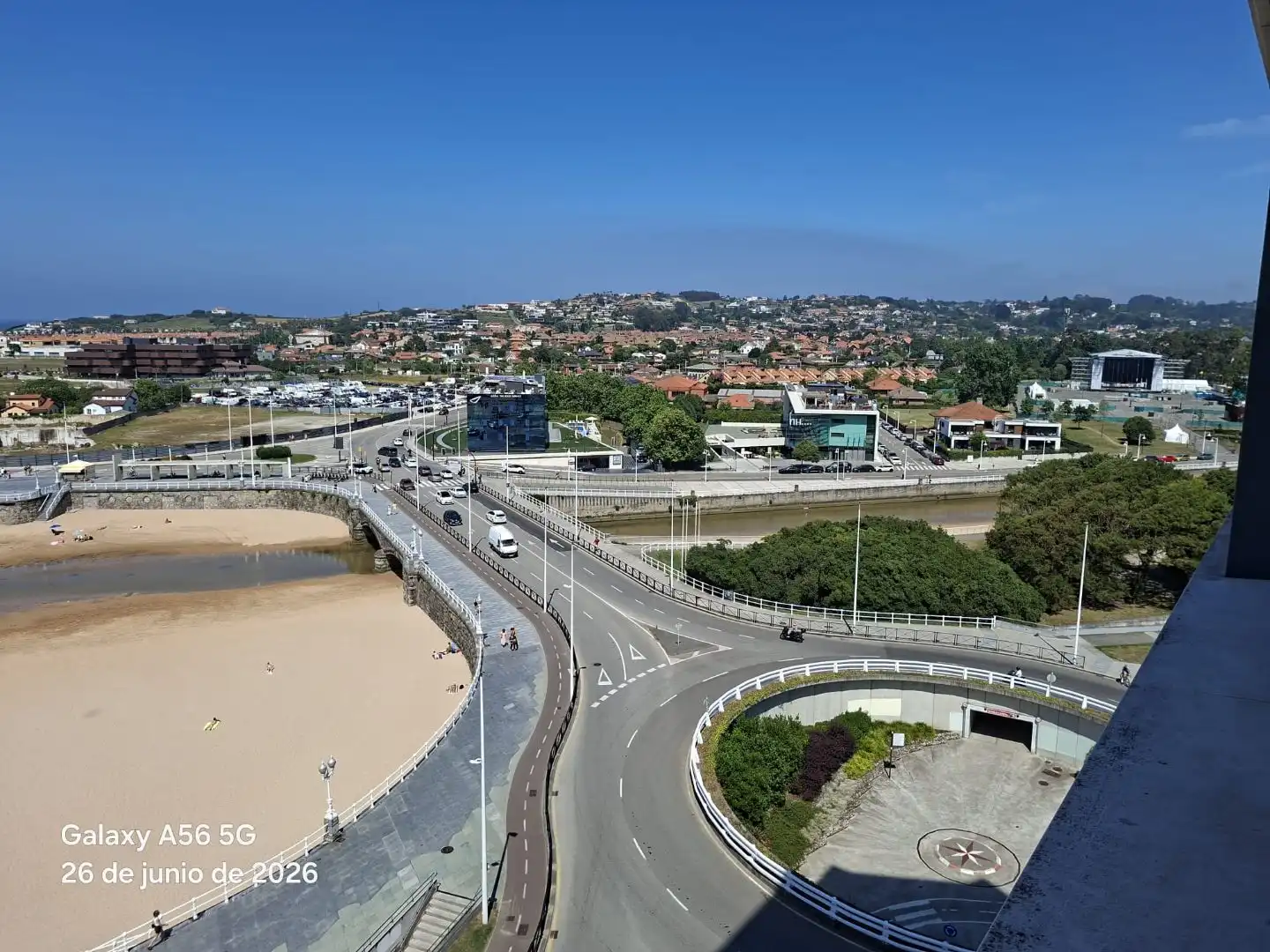 Vista exterior de Piso en venta en Gijón  con Calefacción, Parquet y Terraza