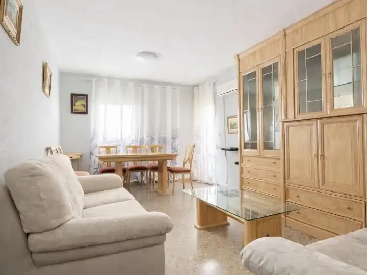 Flat for sale in Carrer D'eduard Soler I Pérez, 3, Nou Campanar Living room of Flat for sale in Valencia Capital with Air Conditioner, Terrace and Balcony