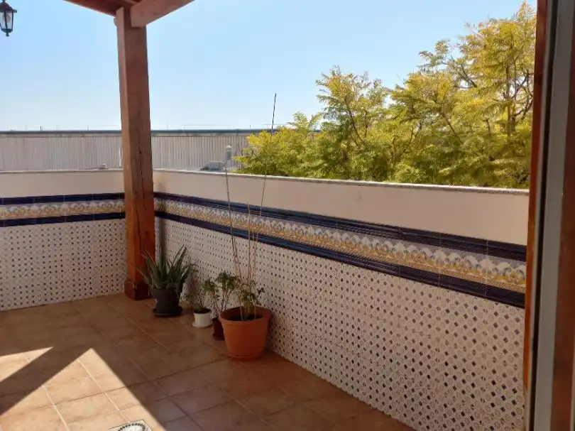 Terraza de Casa adosada de alquiler en San Vicente del Raspeig / Sant Vicent del Raspeig con Aire acondicionado, Calefacción y Jardín privado