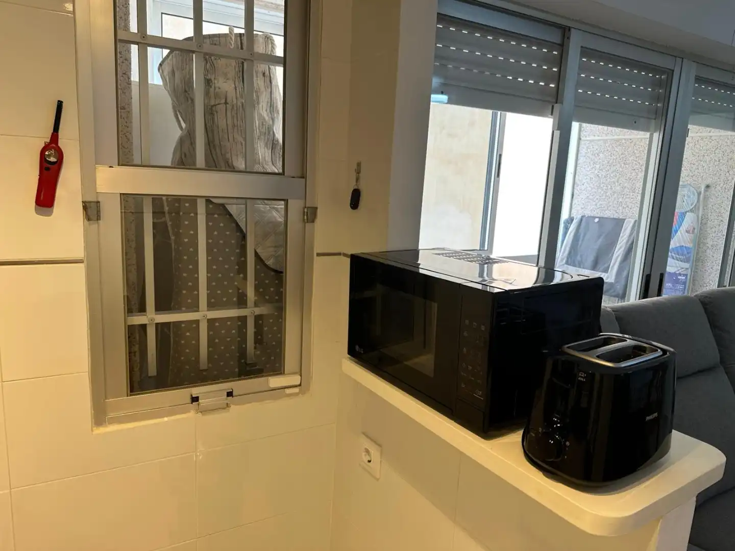 Kitchen of Flat for rent in Pilar de la Horadada  with Air Conditioner, Heating and Furnished