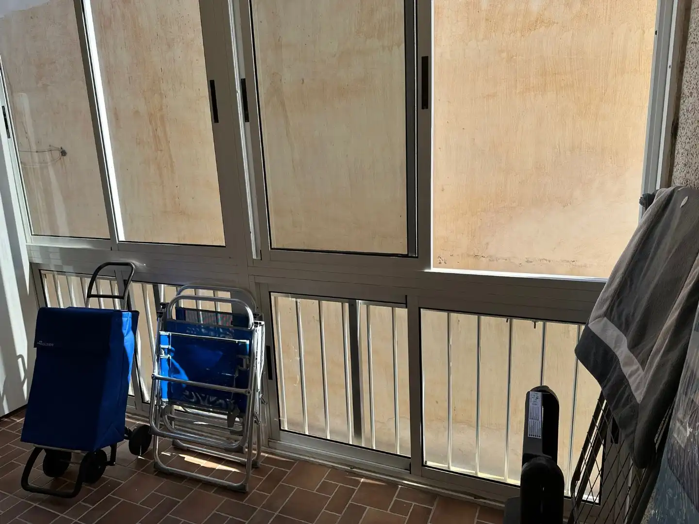 Balcony of Flat for rent in Pilar de la Horadada  with Air Conditioner, Heating and Furnished