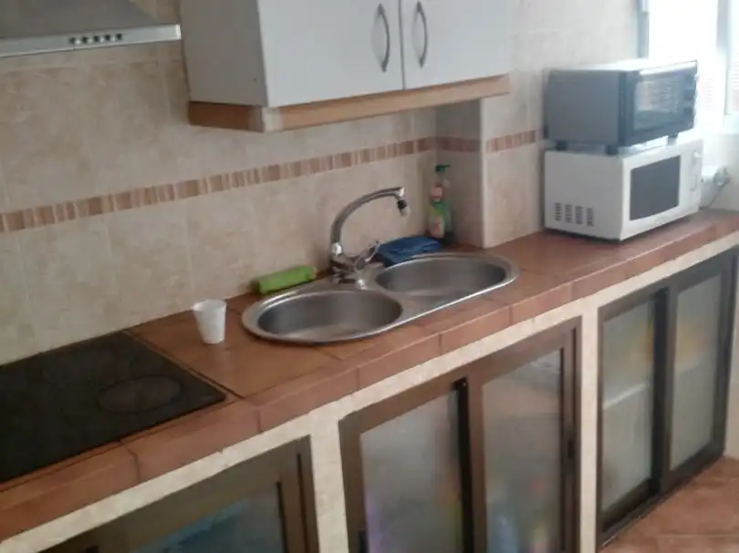 Kitchen of Flat for rent in Huelva  with Air Conditioner, Furnished and Balcony