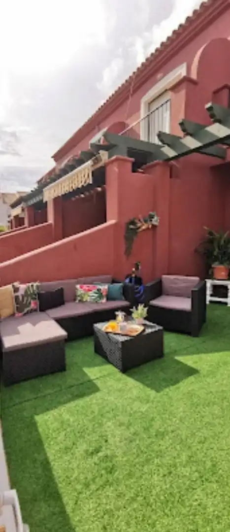 Terraza de Dúplex de alquiler en Chiclana de la Frontera con Jardín privado, Terraza y Amueblado
