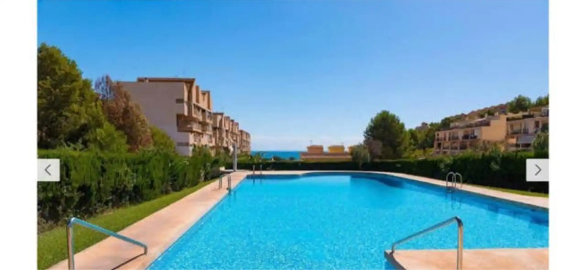 Wohnung zur Miete in Manzanera - Tosal Schwimmbecken von Wohnung zur Miete in Calpe / Calp mit Heizung, Privatgarten und Terrasse