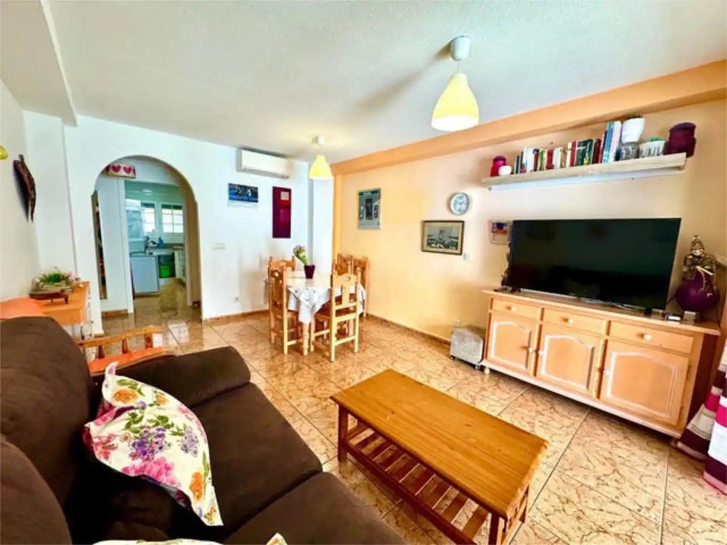Wohnung zur Miete in Manzanera - Tosal Wohnzimmer von Wohnung zur Miete in Calpe / Calp mit Heizung, Privatgarten und Terrasse