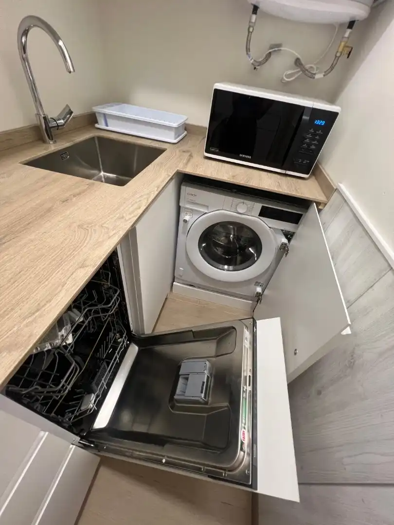 Cocina de Apartamento de alquiler en Torremolinos con Aire acondicionado, Calefacción y Terraza
