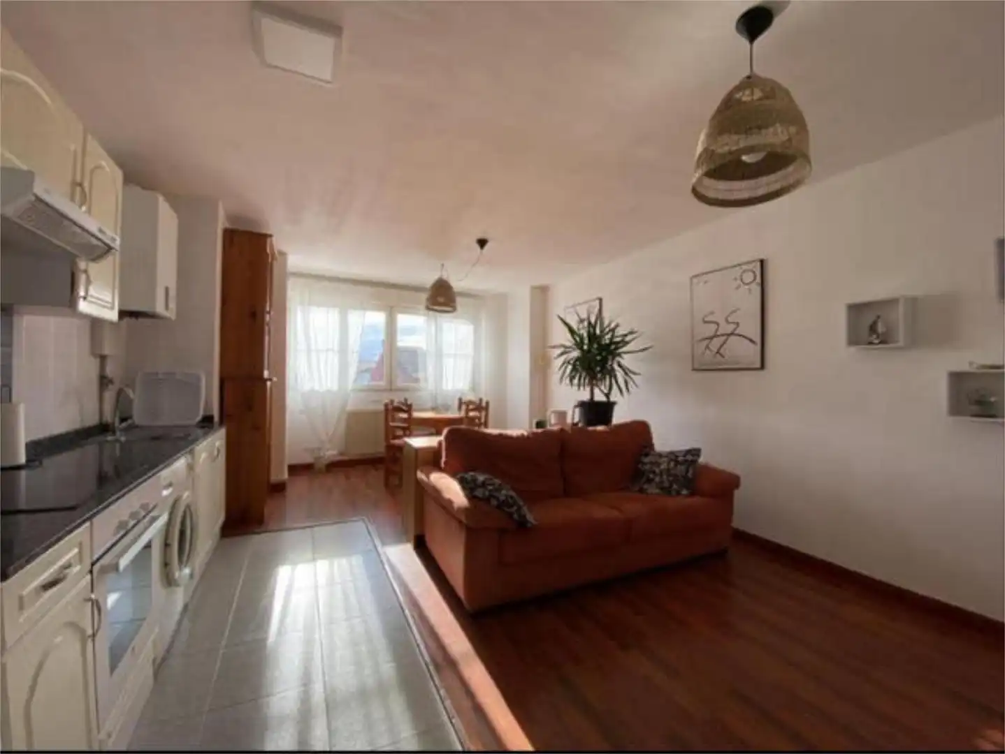 Apartament de lloguer a Contrueces Sala d'estar de Apartament de lloguer en Gijón
