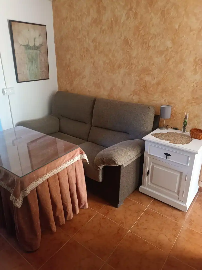 Sala d'estar de Estudi de lloguer en Antequera amb Aire condicionat, Jardí privat i Terrassa