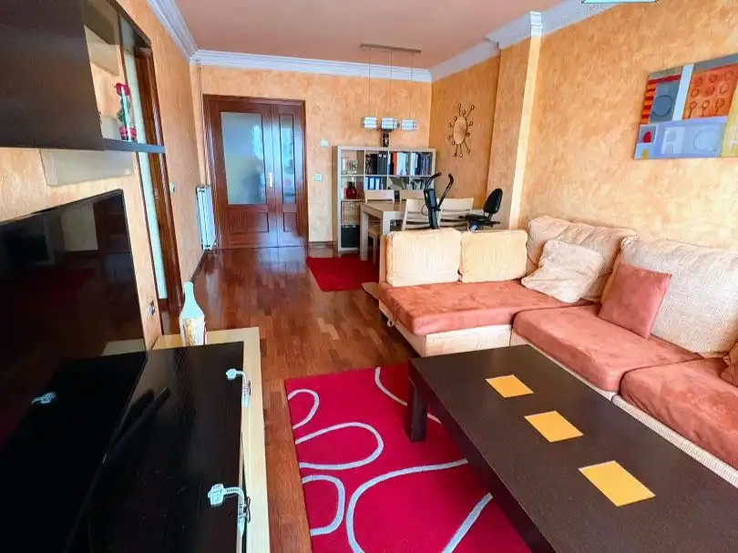 Wohnzimmer von Wohnung zum Verkauf in Vitoria - Gasteiz mit Heizung, Parkett und Terrasse