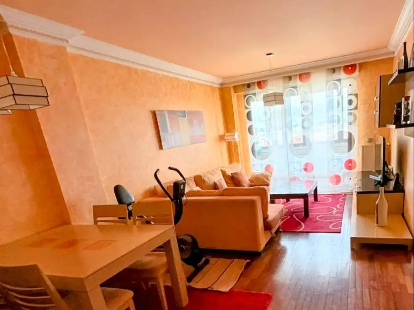 Wohnzimmer von Wohnung zum Verkauf in Vitoria - Gasteiz mit Heizung, Parkett und Terrasse