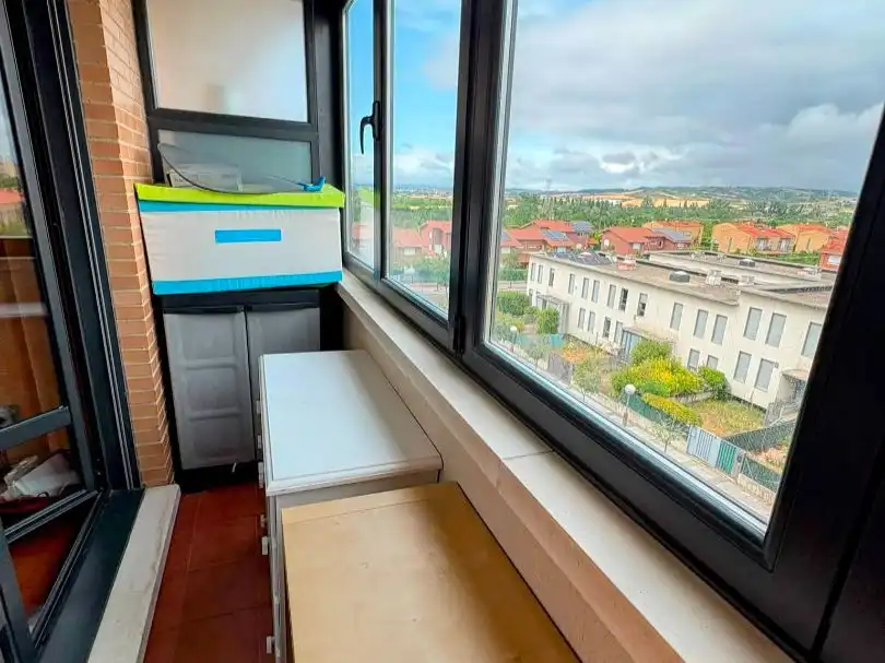 Terrasse von Wohnung zum Verkauf in Vitoria - Gasteiz mit Heizung, Parkett und Terrasse