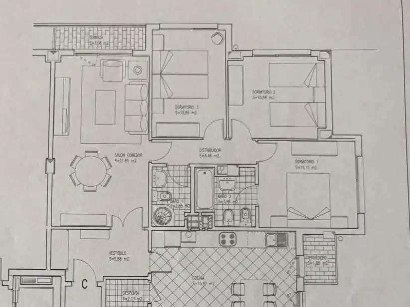 Wohnung zum Verkauf in Vitoria - Gasteiz mit Heizung, Parkett und Terrasse