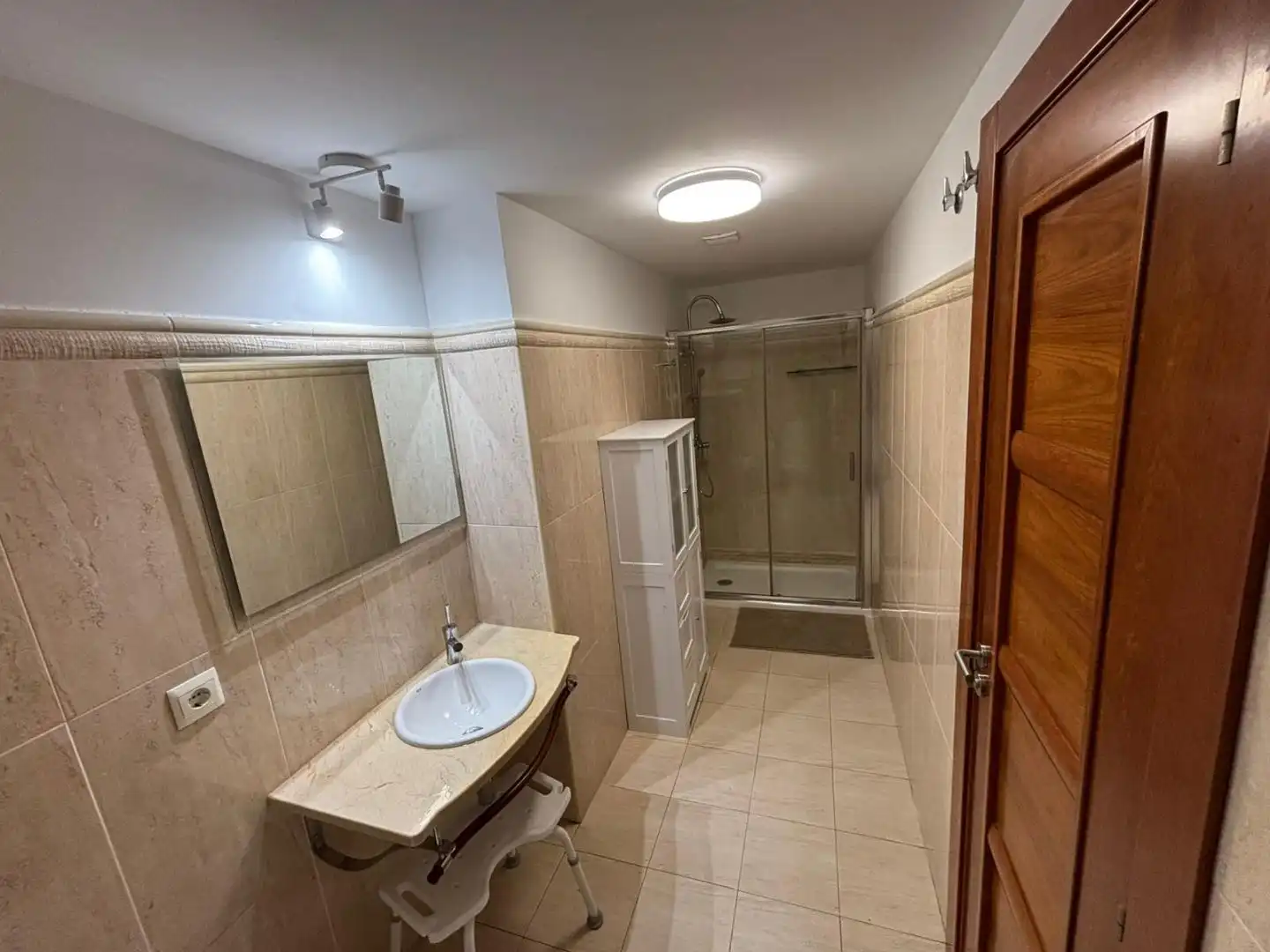 Bathroom of Flat for rent in Valladolid  with Heating, Parquet flooring and Furnished