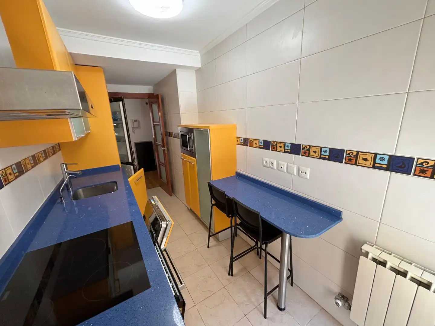 Kitchen of Flat for rent in Valladolid  with Heating, Parquet flooring and Furnished
