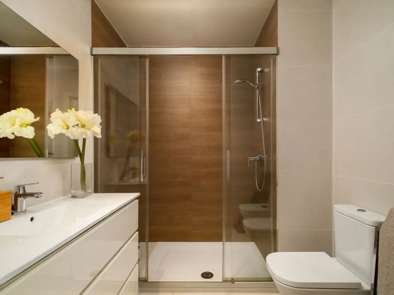Baño de Piso de alquiler en Málaga Capital con Aire acondicionado