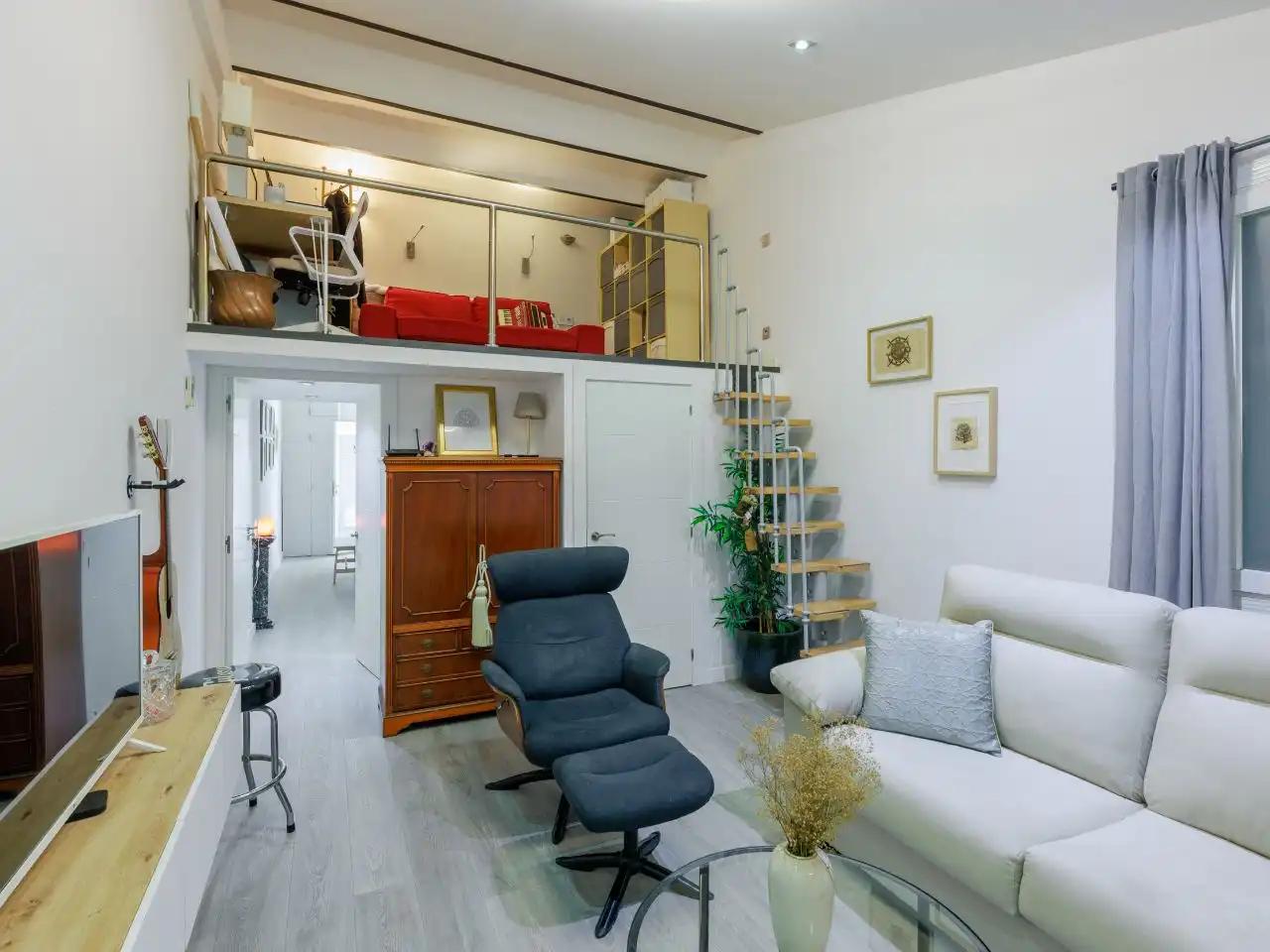 Flat for sale in Carrer del Torrent de L'olla, 42, Vila de Gràcia Living room of Flat for sale in Barcelona Capital with Air Conditioner
