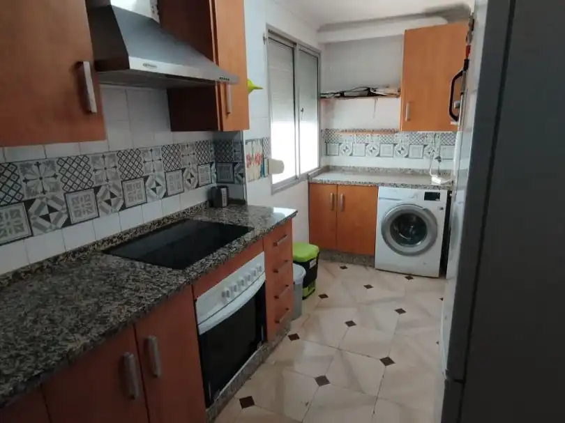 Cocina de Piso de alquiler en Jerez de la Frontera con Amueblado y Balcón