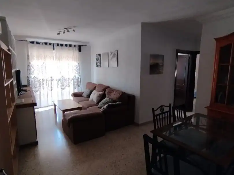 Sala de estar de Piso de alquiler en Jerez de la Frontera con Amueblado y Balcón