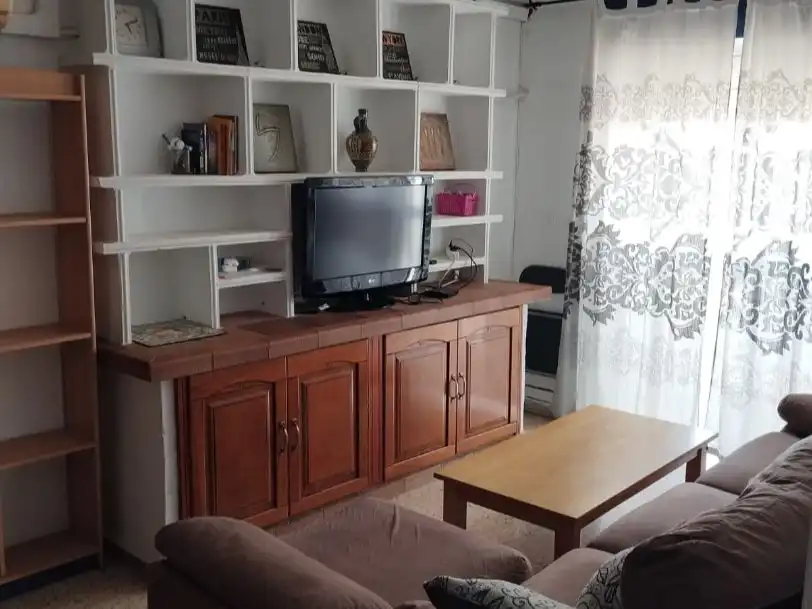Sala de estar de Piso de alquiler en Jerez de la Frontera con Amueblado y Balcón