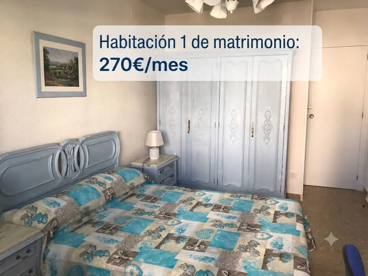 Habitación de Piso para compartir en Ciudad Real con Calefacción, Terraza y Amueblado