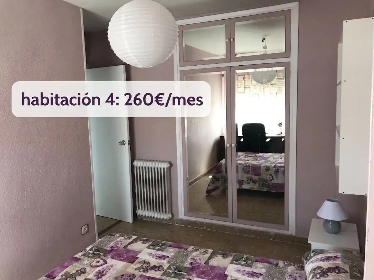 Habitación de Piso para compartir en Ciudad Real con Calefacción, Terraza y Amueblado