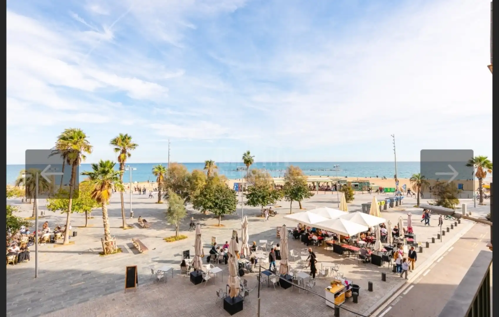 Terrasse von Wohnung zum Verkauf in  Barcelona Capital mit Klimaanlage und Balkon