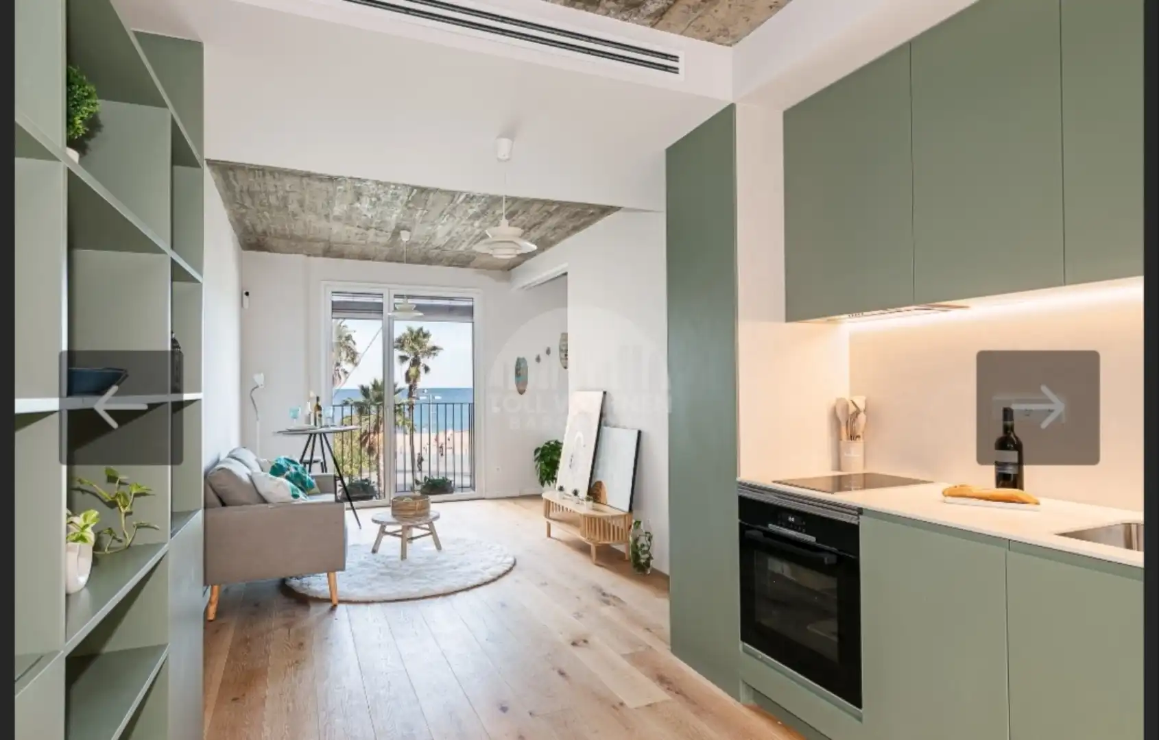 Schlafzimmer von Wohnung zum Verkauf in  Barcelona Capital mit Klimaanlage und Balkon