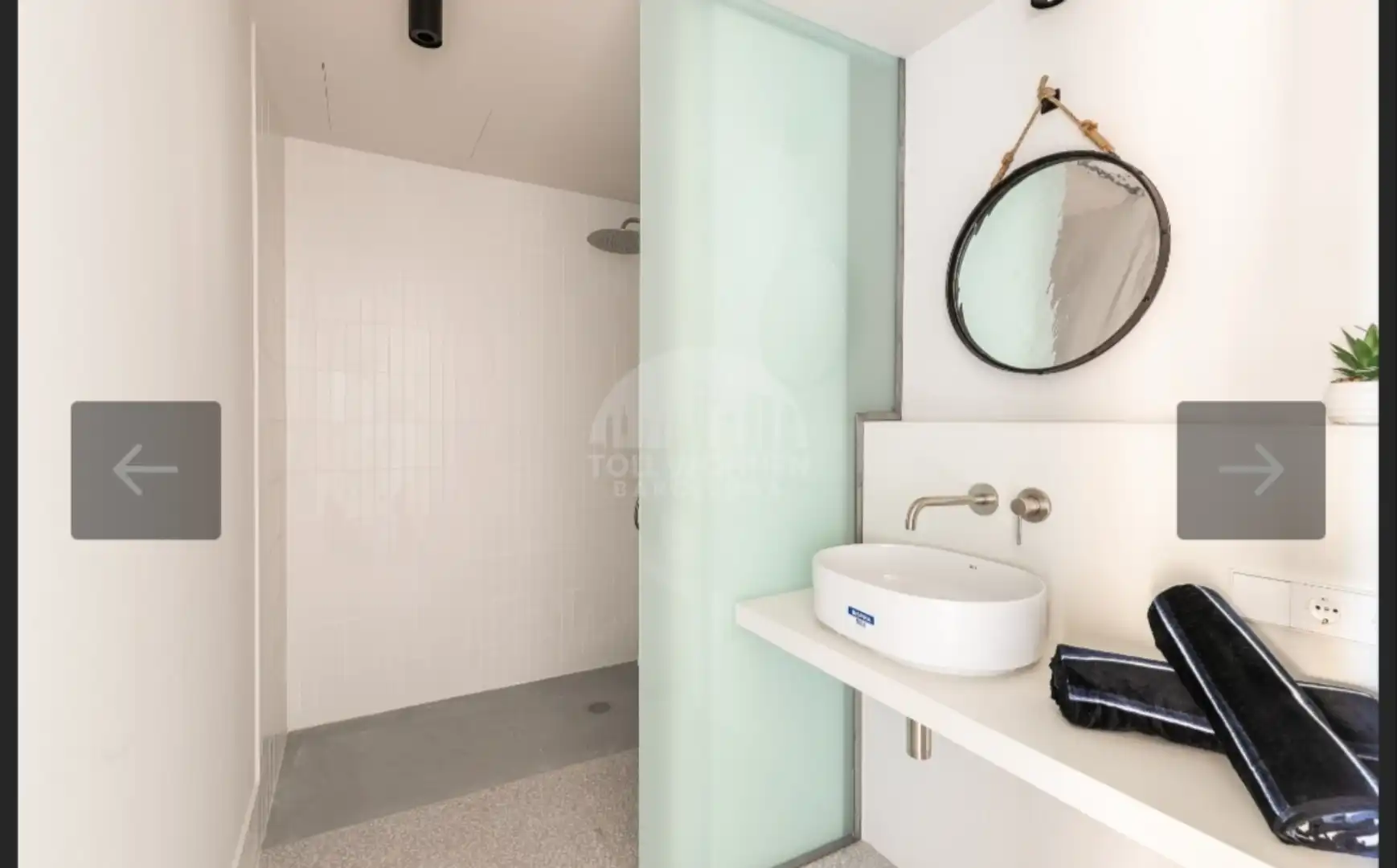 Badezimmer von Wohnung zum Verkauf in  Barcelona Capital mit Klimaanlage und Balkon