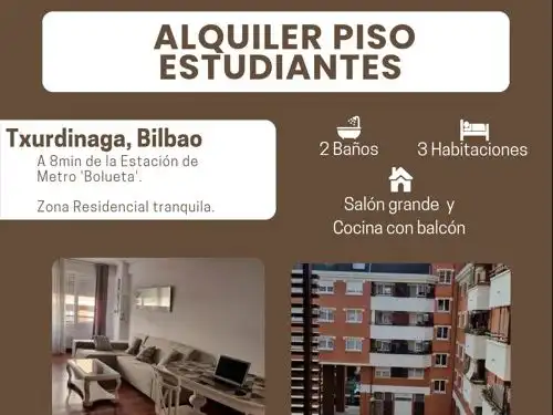 Flat for rent in Jimenez Fernando Miembro Dya Kalea, 18, Txurdinaga