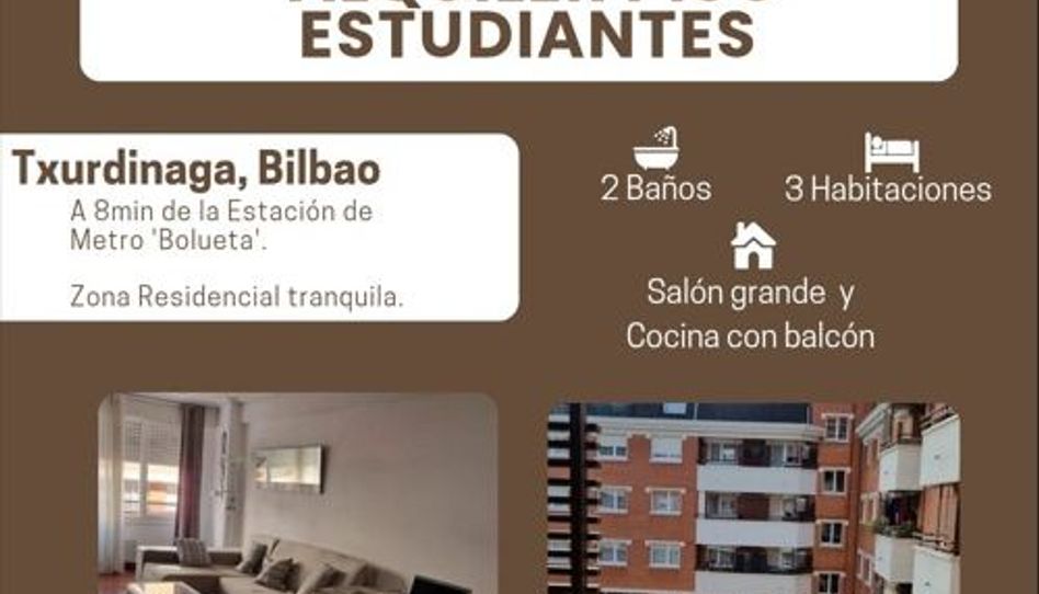 Flat for rent in Jimenez Fernando Miembro Dya Kalea, 18, Txurdinaga, Bilbao - image 1 Photo 1 of Flat for rent in Jimenez Fernando Miembro Dya Kalea, 18, Txurdinaga, Bilbao