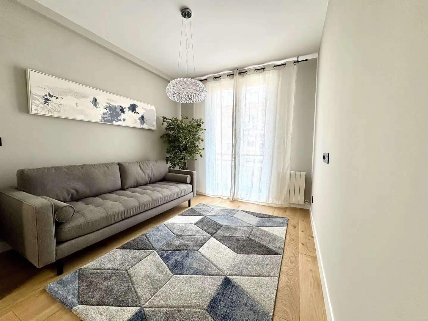 Piso en venta en Gregorio de la Revilla Zumarkalea, 18, Zona Indautxu Sala de estar de Piso en venta en Bilbao con Terraza