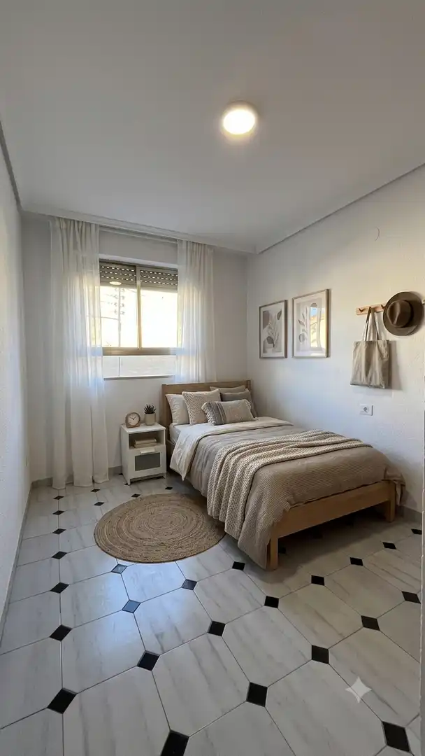 Flat for rent in Carrer de la Puríssima, 20, Centro Bedroom of Flat for rent in Almazora / Almassora with Furnished and Balcony