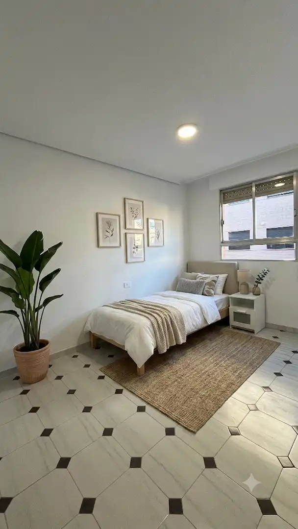Flat for rent in Carrer de la Puríssima, 20, Centro Bedroom of Flat for rent in Almazora / Almassora with Furnished and Balcony