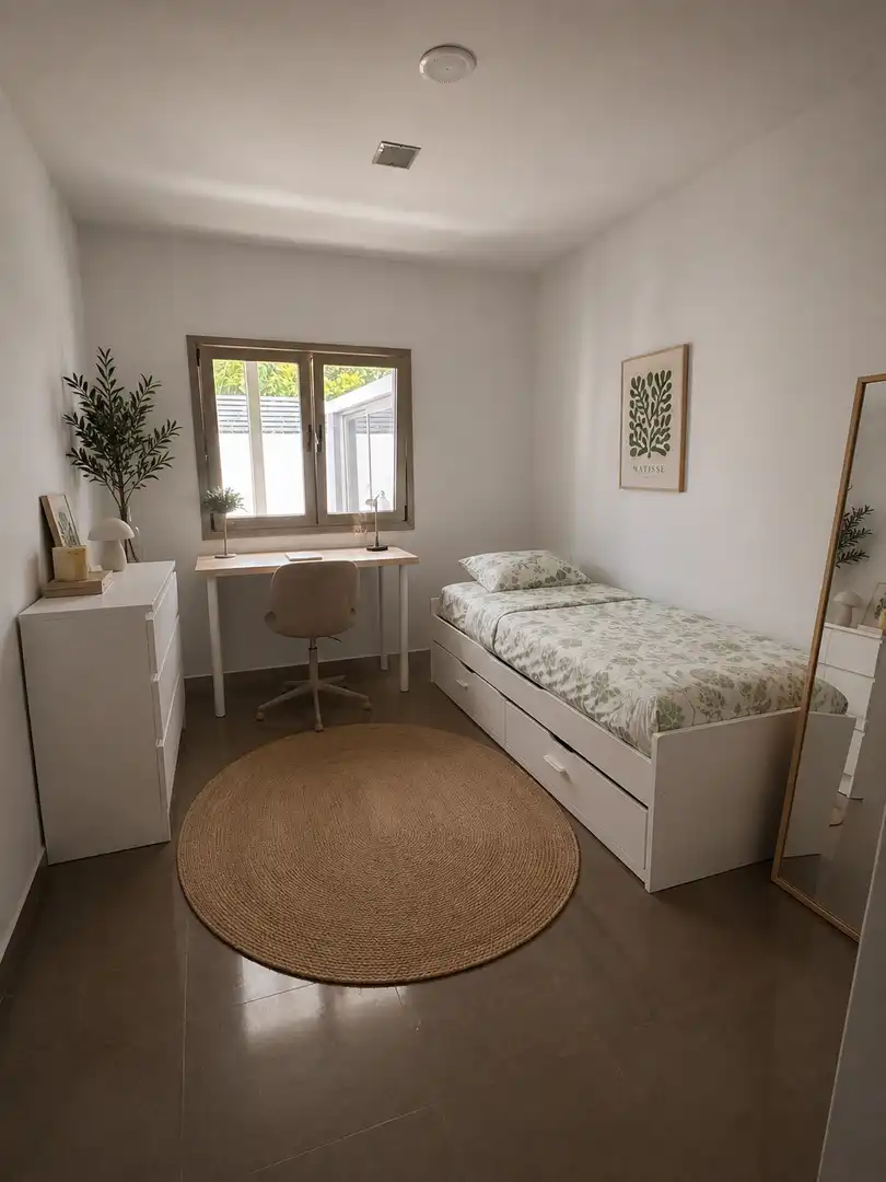 Habitación de Casa adosada para compartir en San Cristóbal de la Laguna con Jardín privado, Parquet y Terraza
