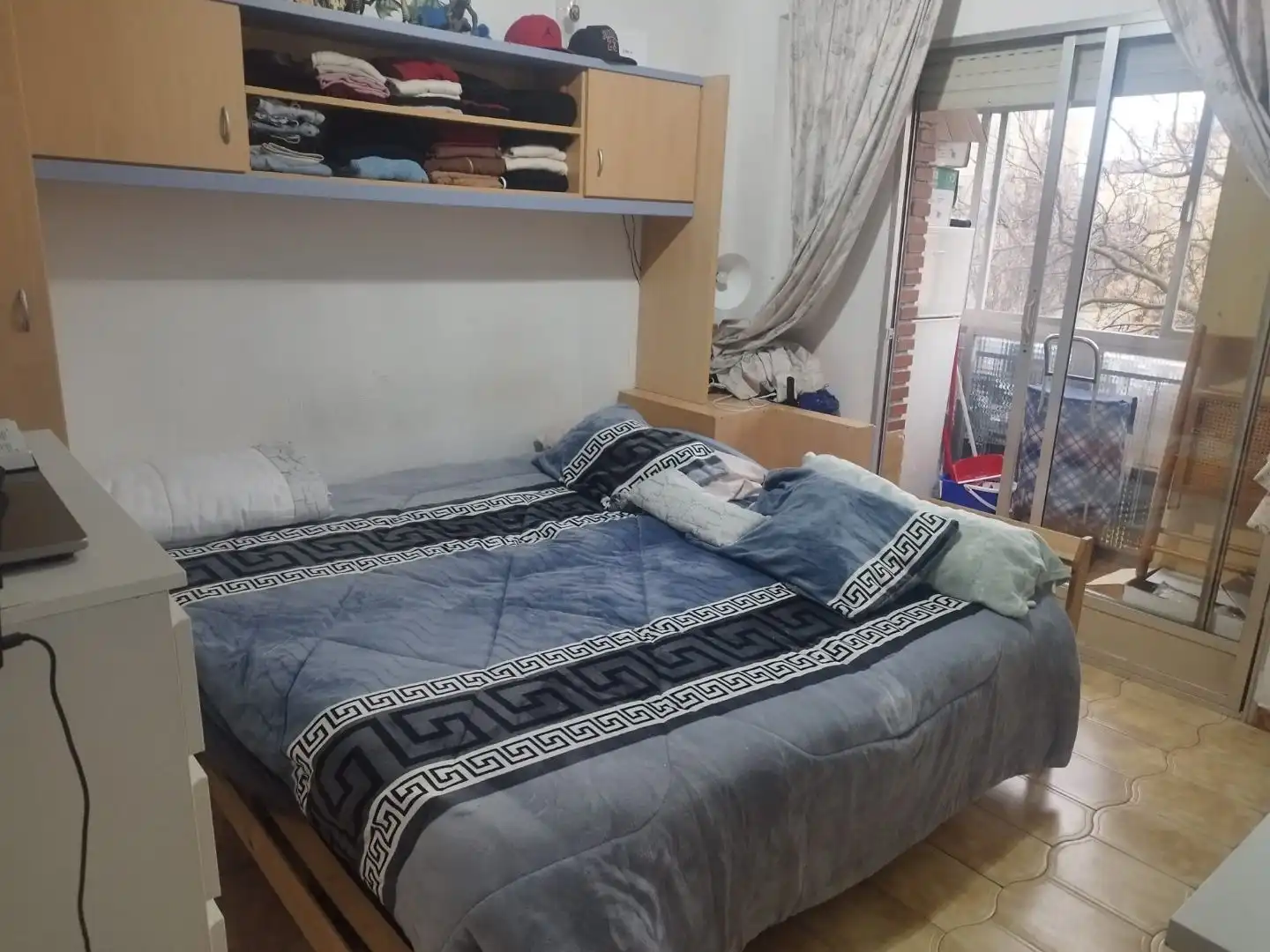 Pis en venda a Avenida de Pablo Neruda, 34, Portazgo Dormitori de Pis en venda en Madrid amb Calefacció, Terrassa i Moblat