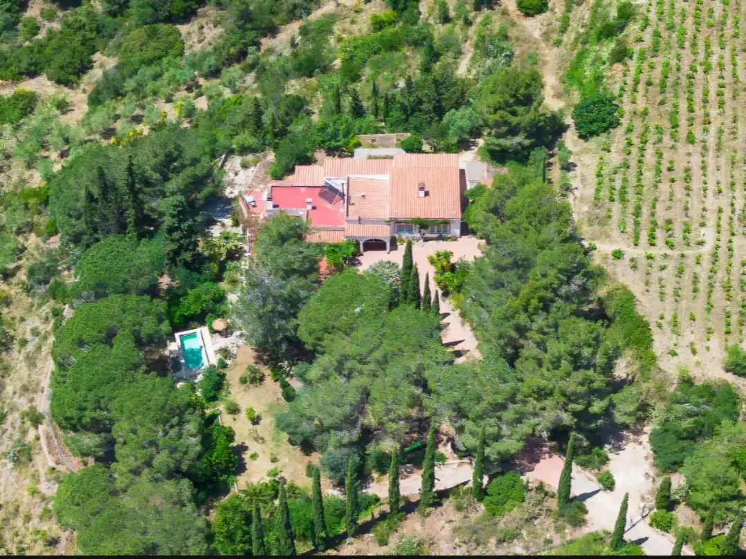 Country house zum Verkauf in Partida Aubagues, 34, L'Albiol Garten von Country house zum Verkauf in L'Albiol mit Heizung, Privatgarten und Terrasse