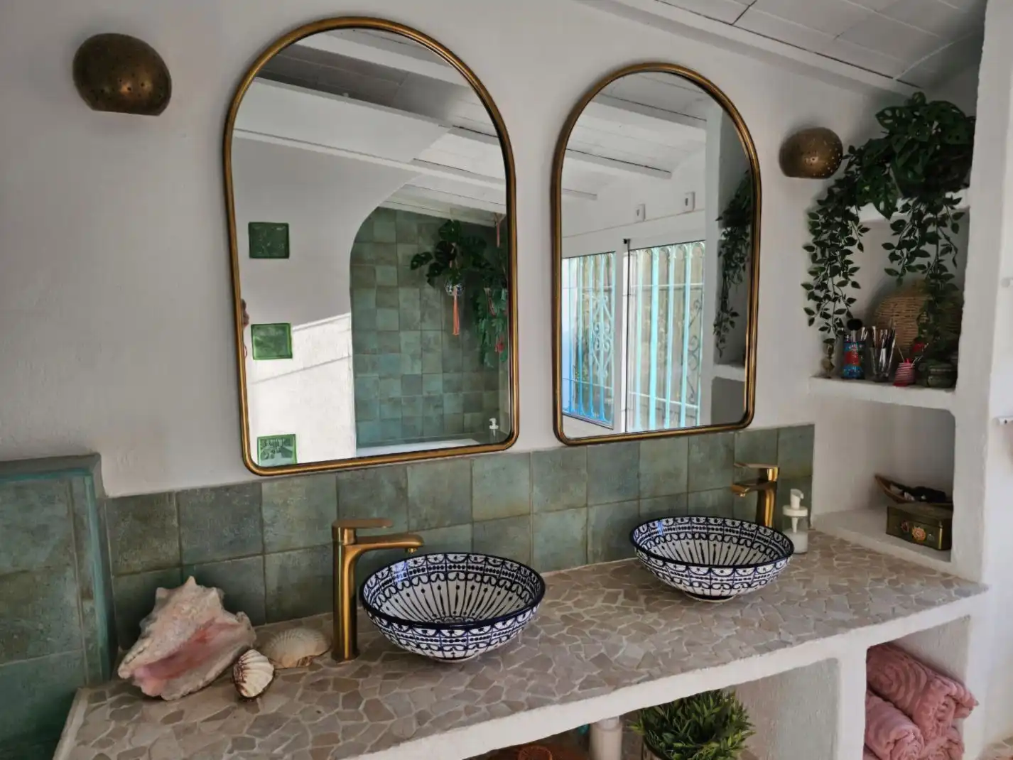 Country house zum Verkauf in Partida Aubagues, 34, L'Albiol Badezimmer von Country house zum Verkauf in L'Albiol mit Heizung, Privatgarten und Terrasse