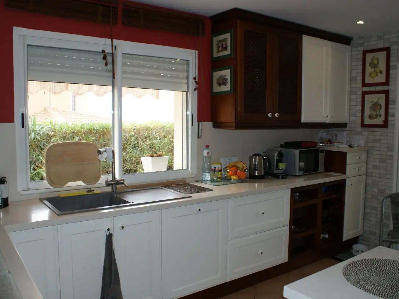 Piso en venta en Busot Cocina de Piso en venta en Busot con Aire acondicionado, Calefacción y Jardín privado